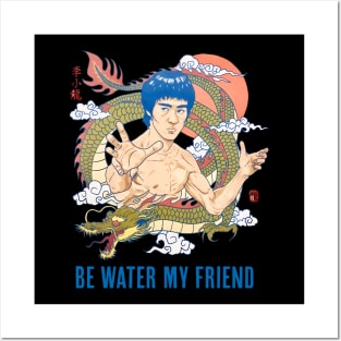 Lee Legend Jeet Kune Do Movie Bruce Be Water Posters and Art